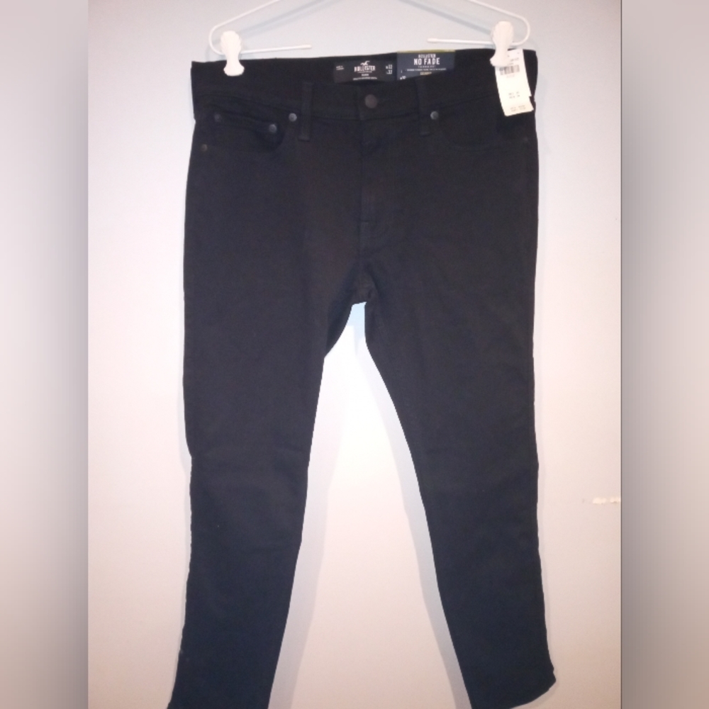 Men's Hollister jeans black skinny 32x32